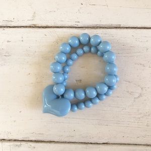 Beaded heart bracelet